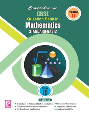 cover image of Comprehensive CBSE Question Bank in Mathematics X (Term-II)